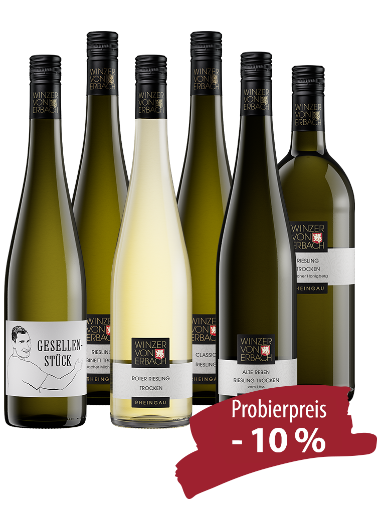 6 Flaschen<br>»Riesling Probierpaket trocken« 