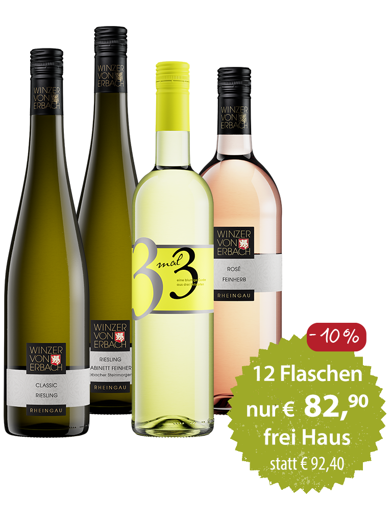 12 Flaschen<br>»Frühlingspaket feinherb« 