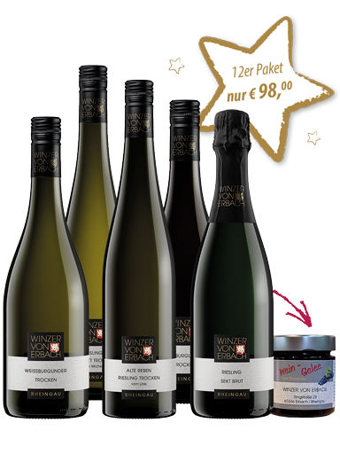 12 Flaschen »Erbacher Festtagspaket« 