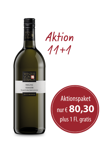 Aktionspaket »11+1 Riesling Liter feinherb« 